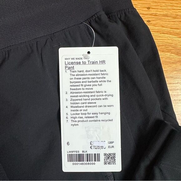 NWT License to Train High Rise Jogger Pant - Womens size 6 - Lululemon - Picture 4 of 11